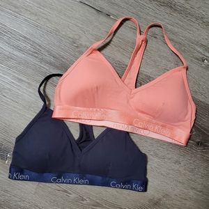 Set of 2 Calvin Klein Bralettes